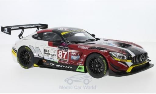 Miniature Mercedes AMG GT 1/18 Norev 3 No.87 Blancpain GT Series Monza 2016 J.-C.Beaubelique/M.Ricci/G.Vannelet Mercedes AMG GT 1/18 Norev 3 No.87 Blancpain GT Series Monza 2016 J.-C.Beaubelique/M.Ricci/G.Vannelet miniature