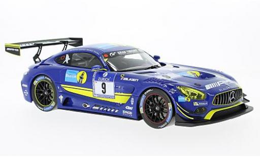 Miniature Mercedes AMG GT 1/18 Norev 3 No.9 Black Falcon Bilstein 24h Nürburgring 2016 Y.Buurman/M.Engel/H.Haupt/D.Müller Mercedes AMG GT 1/18 Norev 3 No.9 Black Falcon Bilstein 24h Nürburgring 2016 Y.Buurman/M.Engel/H.Haupt/D.Müller miniature