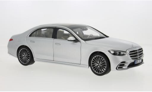 Mercedes Classe S 1/18 Norev AMG-Line grise 2021 1:18 miniature