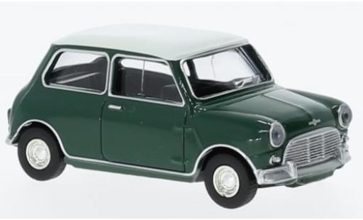 Mini Cooper 1/64 Norev S verte/blanche 1964 1:64 miniature