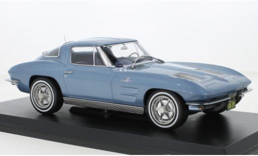 Miniature Chevrolet Corvette 1/18 Norev Sting Ray (C2) metallise bleue 1963 Chevrolet Corvette 1/18 Norev Sting Ray (C2) metallise bleue 1963 miniature