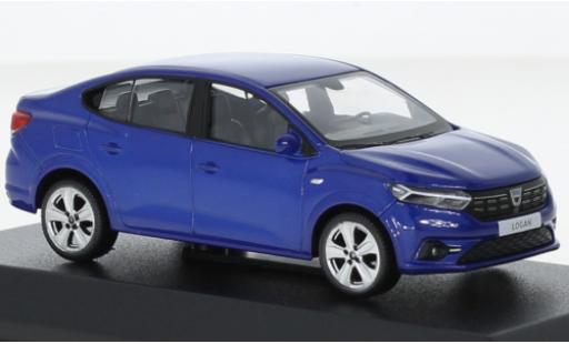Miniature Dacia Logan 1/43 Norev metallise bleu 2021 Dacia Logan 1/43 Norev metallise bleu 2021 miniature