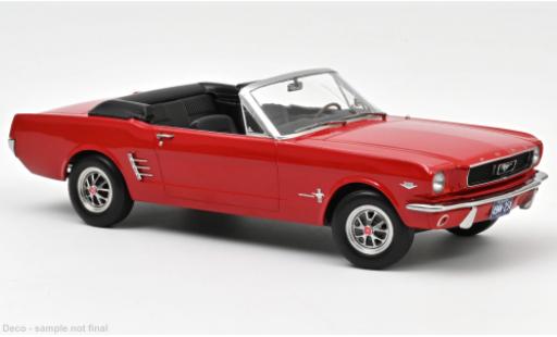 Miniature Ford Mustang 1/18 Norev Cabriolet rouge 1966 Ford Mustang 1/18 Norev Cabriolet rouge 1966 miniature