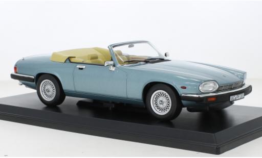 Miniature Jaguar XJ 1/18 Norev -S 5.3 H.E. Cabriolet metallise bleue 1988 Jaguar XJ 1/18 Norev -S 5.3 H.E. Cabriolet metallise bleue 1988 miniature