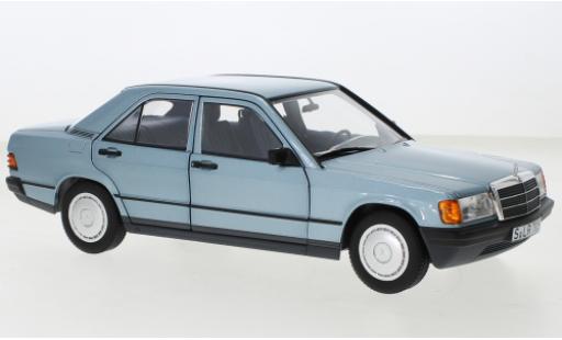 Mercedes CLA 1/18 Norev 190 E (W201) metallise bleu clair 1984 miniature