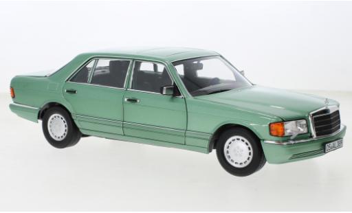 Mercedes 560 1/18 Norev SEL (V126) metallise la chaux 1991 miniature