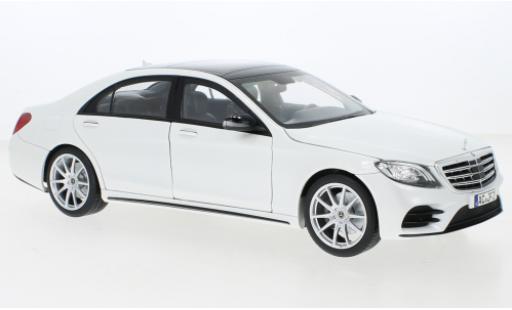 Miniature Mercedes Classe S 1/18 Norev AMG-Line metallise blanche 2018 Mercedes Classe S 1/18 Norev AMG-Line metallise blanche 2018 miniature