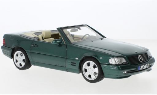 Miniature Mercedes Classe SL 1/18 Norev SL 500 (R129) metallise vert 1999 Mercedes Classe SL 1/18 Norev SL 500 (R129) metallise vert 1999 miniature