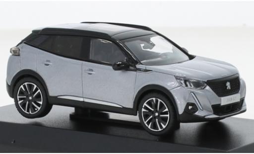 Miniature Peugeot 2008 1/43 Norev GT metallise grise/noire 2020 Peugeot 2008 1/43 Norev GT metallise grise/noire 2020 miniature