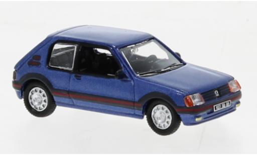 Miniature Peugeot 205 1/87 Norev GTI 1.9 metallise bleue 1990 Peugeot 205 1/87 Norev GTI 1.9 metallise bleue 1990 miniature
