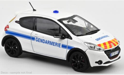 Peugeot 208 1/43 Norev GTi 30TH Gendamerie (F) 2014 miniature