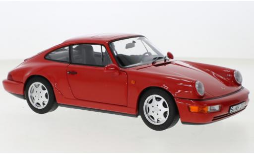 Miniature Porsche 964 1/18 Norev 911  Carrera 2 rouge 1990 Porsche 964 1/18 Norev 911  Carrera 2 rouge 1990 miniature