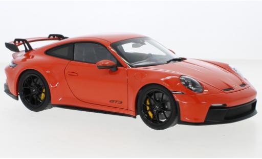 Miniature Porsche 992 GT3 1/18 Norev 911  orange 2021 Porsche 992 GT3 1/18 Norev 911  orange 2021 miniature