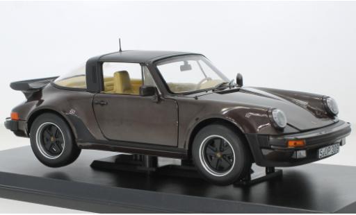 Miniature Porsche 930 Turbo 1/18 Norev 911 Targa metallise marron 1987 Porsche 930 Turbo 1/18 Norev 911 Targa metallise marron 1987 miniature