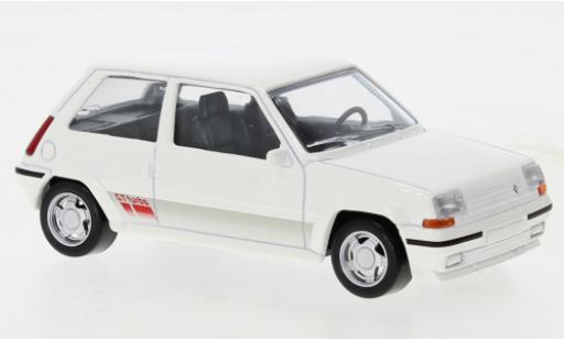 Miniature Renault 5 GT Turbo 1/43 Norev SuperCinq GT Turbo Ph II blanche 1988 Renault 5 GT Turbo 1/43 Norev SuperCinq GT Turbo Ph II blanche 1988 miniature