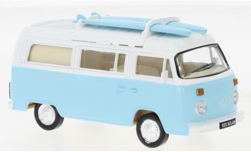 Miniature Volkswagen T2 1/43 Norev b Camper Van bleu clair 1973 Volkswagen T2 1/43 Norev b Camper Van bleu clair 1973 miniature