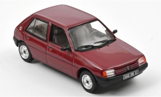 Miniature Peugeot 205 1/43 Norev GL rouge 1988 Peugeot 205 1/43 Norev GL rouge 1988 miniature