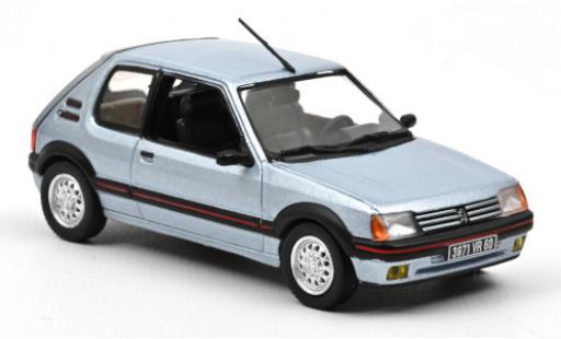 Miniature Peugeot 205 1/43 Norev GTI 1.6 metallise bleue 1988 Peugeot 205 1/43 Norev GTI 1.6 metallise bleue 1988 miniature