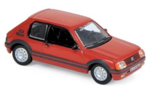 Miniature Peugeot 205 1/87 Norev GTI 1.9 rouge 1987 Peugeot 205 1/87 Norev GTI 1.9 rouge 1987 miniature