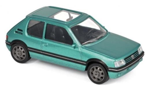 Miniature Peugeot 205 1/43 Norev GTi metallise verte 1992 Jetcar Peugeot 205 1/43 Norev GTi metallise verte 1992 Jetcar miniature