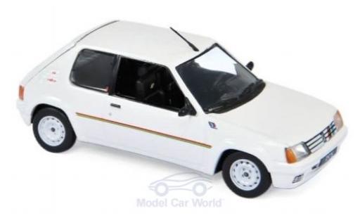 Miniature Peugeot 205 1/43 Norev Rallye blanche/Dekor 1988 Peugeot 205 1/43 Norev Rallye blanche/Dekor 1988 miniature
