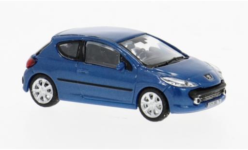 Peugeot 207 1/87 Norev bleue 2007 1:87 miniature
