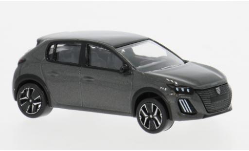 Miniature Peugeot 208 1/64 Norev grise 2024 1:64 Peugeot 208 1/64 Norev grise 2024 1:64 miniature