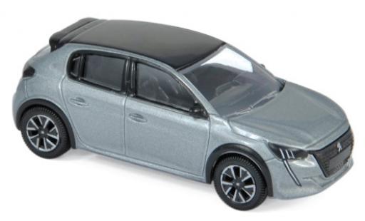 Miniature Peugeot 208 1/64 Norev metallise grise/noire 2019 Peugeot 208 1/64 Norev metallise grise/noire 2019 miniature