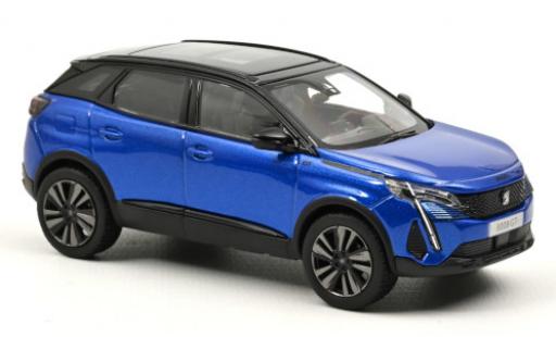 Miniature Peugeot 3008 1/43 Norev GT Black Pack metallise bleue 2021 Peugeot 3008 1/43 Norev GT Black Pack metallise bleue 2021 miniature