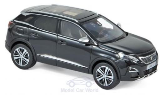 Miniature Peugeot 3008 1/43 Norev GT noire 2016 Peugeot 3008 1/43 Norev GT noire 2016 miniature