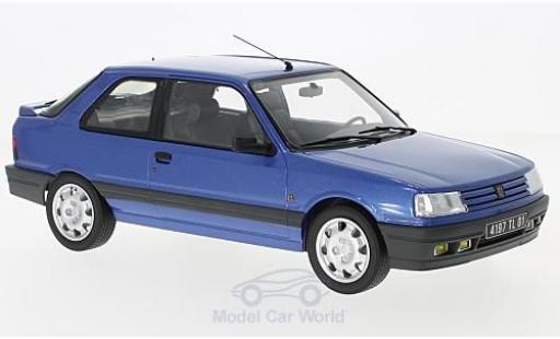 Miniature Peugeot 309 GTI 16 1/18 Norev GTI 16 metallise bleue 1991 Peugeot 309 GTI 16 1/18 Norev GTI 16 metallise bleue 1991 miniature
