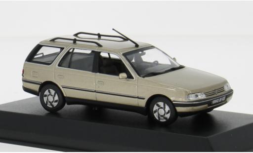 Peugeot 405 1/43 Norev Break metallise beige 1991 1:43 miniature
