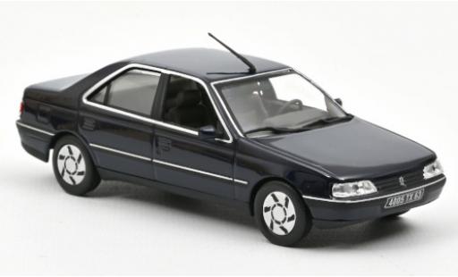 Miniature Peugeot 405 1/43 Norev SRi bleue 1991 Peugeot 405 1/43 Norev SRi bleue 1991 miniature