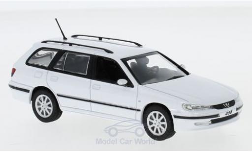 Miniature Peugeot 406 1/43 Norev Break blanche 2003 Peugeot 406 1/43 Norev Break blanche 2003 miniature