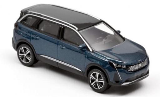 Miniature Peugeot 5008 1/64 Norev metallise bleue/noire 2020 Peugeot 5008 1/64 Norev metallise bleue/noire 2020 miniature