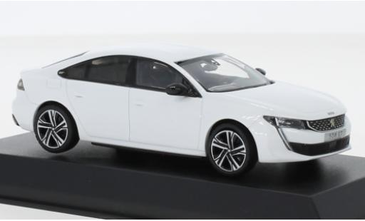 Miniature Peugeot 508 1/43 Norev GT metallise blanche 2018 Peugeot 508 1/43 Norev GT metallise blanche 2018 miniature