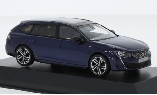 Miniature Peugeot 508 1/43 Norev SW GT metallise bleue 2018 Peugeot 508 1/43 Norev SW GT metallise bleue 2018 miniature