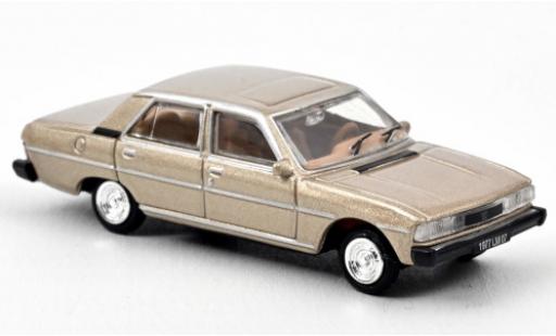 Peugeot 604 1/87 Norev metallise beige 1977 miniature