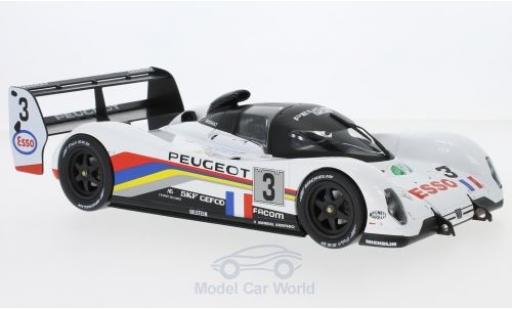 Miniature Peugeot 905 1/18 Norev No.3 24h Le Mans 1993 C.Bouchut/E.Helary/G.Brabham Peugeot 905 1/18 Norev No.3 24h Le Mans 1993 C.Bouchut/E.Helary/G.Brabham miniature