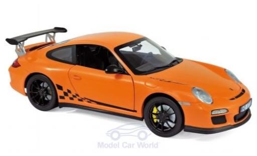 Miniature Porsche 997 GT3 RS 1/18 Norev 911 ( II) GT3 RS orange 2009 Porsche 997 GT3 RS 1/18 Norev 911 ( II) GT3 RS orange 2009 miniature