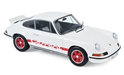 Miniature Porsche 911 1/18 Norev RS touring blanche/rouge 1973 Porsche 911 1/18 Norev RS touring blanche/rouge 1973 miniature
