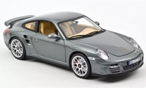 Miniature Porsche 997 Turbo 1/18 Norev 911 Turbo () metallise grise 2010 Porsche 997 Turbo 1/18 Norev 911 Turbo () metallise grise 2010 miniature