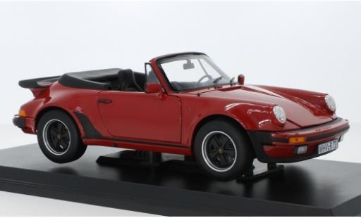 Miniature Porsche 930 Turbo 1/18 Norev 911 Turbo Cabriolet rouge 1987 Porsche 930 Turbo 1/18 Norev 911 Turbo Cabriolet rouge 1987 miniature