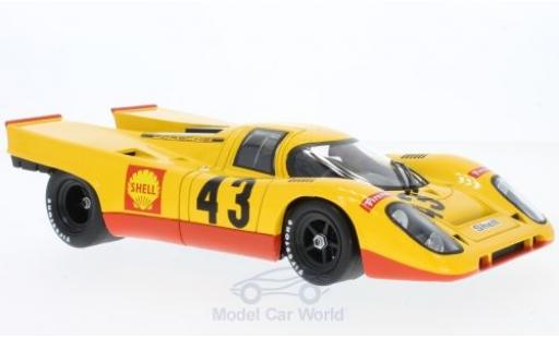 Porsche 917 1970 1/18 Norev K No.43 Racing Team AAW 1000 Km Spa Francorchamps 1970 H.Laine/G.van Lennep miniature