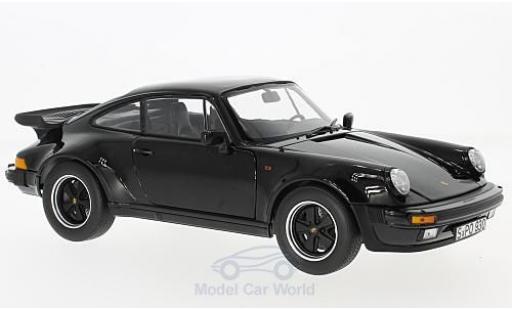 Miniature Porsche 930 Turbo 1/18 Norev Turbo 3.3 noire 1977 ohne Vitrine Porsche 930 Turbo 1/18 Norev Turbo 3.3 noire 1977 ohne Vitrine miniature