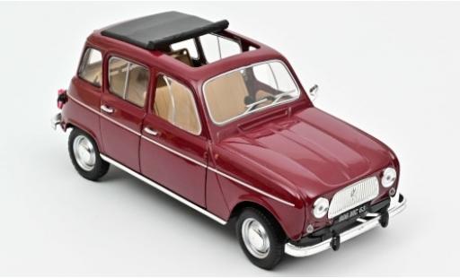Miniature Renault 4 1/18 Norev L rouge 1966 Renault 4 1/18 Norev L rouge 1966 miniature