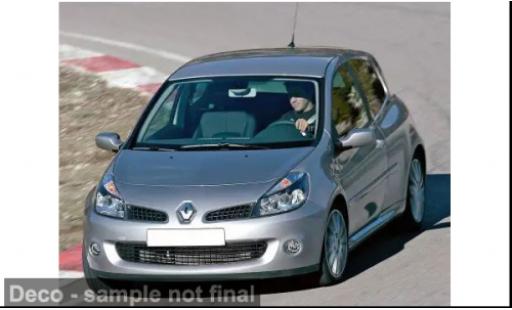 Renault Clio 1/18 Norev R.S grise 2007 1:18 miniature