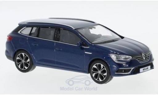 Miniature Renault Megane 1/43 Norev Estate metallise bleue 2016 Renault Megane 1/43 Norev Estate metallise bleue 2016 miniature