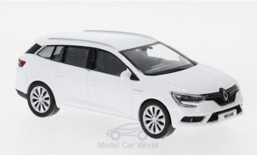Miniature Renault Megane 1/43 Norev Estate blanche 2016 Renault Megane 1/43 Norev Estate blanche 2016 miniature