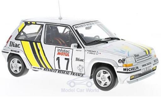 Miniature Renault 5 GT Turbo 1/18 Norev Supercinq GT Turbo No.17 Rallye WM Tour de Corse 1989 J.Ragnotti/G.Thimonier Renault 5 GT Turbo 1/18 Norev Supercinq GT Turbo No.17 Rallye WM Tour de Corse 1989 J.Ragnotti/G.Thimonier miniature